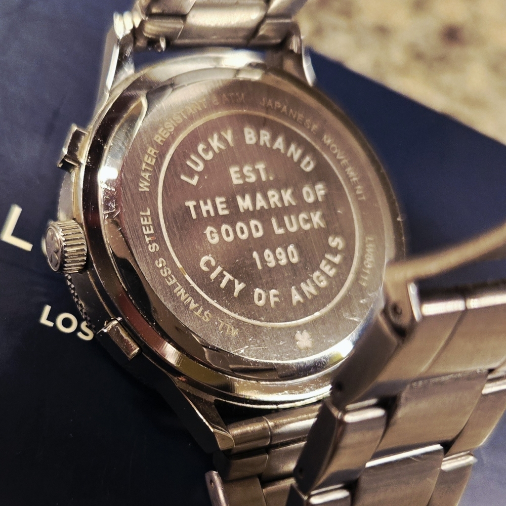 Lucky Brand Rockpoint Silver Multi-Function Watch… - image 5